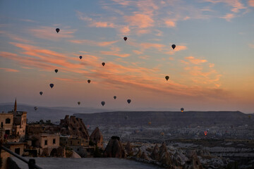 A beautiful view from Uchisar - Cappadocia in Turkey