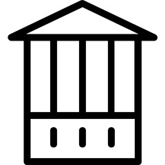 
Villa Line Vector Icon
