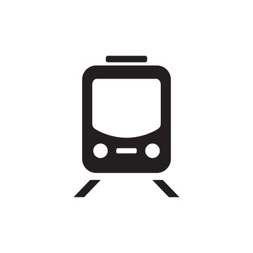 train icon symbol sign vector