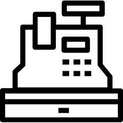 
Cash Register Vector Icon
