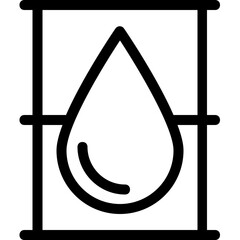 
Oil Can Line Vector Icon
