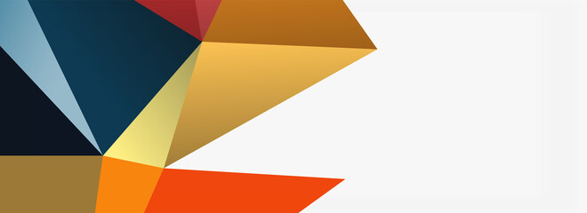 3d mosaic abstract backgrounds, low poly shape geometric design