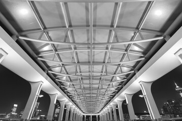 Exterior of modern architecture. Building abstract background