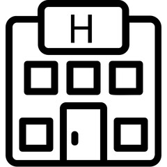 
Hospital Vector Icon
