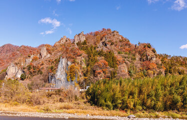 岩井堂　小野上　渋川　紅葉