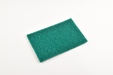 Scouring pad isolated on white background, scrubbing pad
