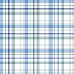 Plaid seamless pattern. Vector background of textile ornament. Flat fabric design.