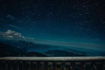 The star shines over the manger of christmas of Jesus Christ.