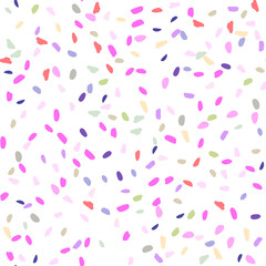 Multicolored spots pattern/ Acrylic brushes paint seamless background