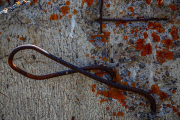 The texture of a stone wall, flooring, concrete destruction, metal corrosion and rusty antiquity,...