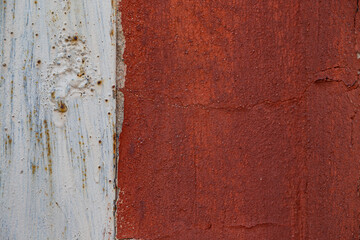 The texture of a stone wall, flooring, concrete destruction, metal corrosion and rusty antiquity, the basis of construction reinforcement and ceilings, paint chips
