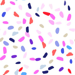 Multicolored spots pattern/ Acrylic brushes paint seamless background