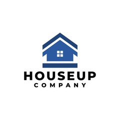 house up logo vector template. real estate graphic asset
