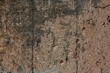 The texture of a stone wall, flooring, concrete destruction, metal corrosion and rusty antiquity, the basis of construction reinforcement and ceilings, paint chips