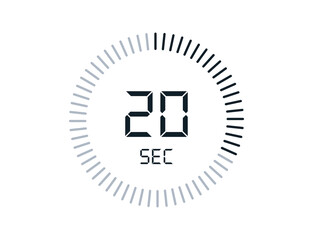 20 second timers Clocks, Timer 20 sec icon