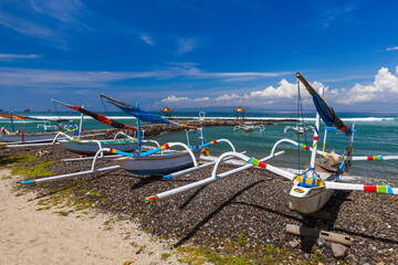 Obraz na płótnie Canvas Candidasa Beach - Bali Island Indonesia