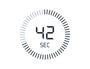 42 second timers Clocks, Timer 42 sec icon