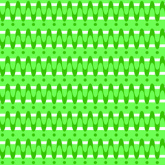 Green vector seamless retro geometric pattern