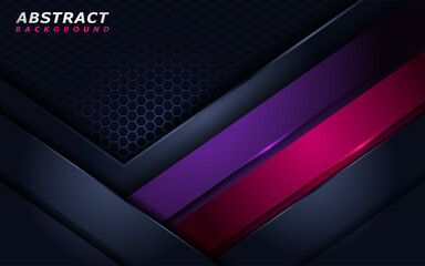 Abstract Tech Background with Dynamic Line Shapes. Vector Illustration Design Template Element.