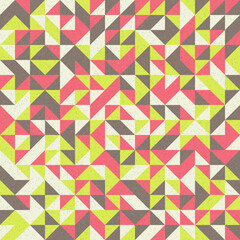Fototapeta premium Abstract Geometric Pattern generative computational art illustration