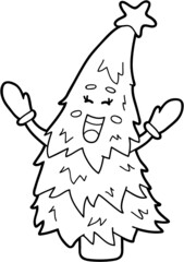 Vector illustration coloring page with cartoon animal for children, coloring and scrap book, printable