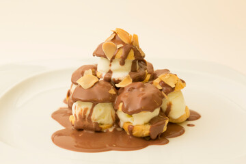 Chocolate Profiteroles