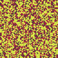 Abstract Geometric Pattern generative computational art illustration