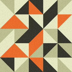 Abstract Geometric Pattern generative computational art illustration