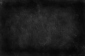 black old wall cracked concrete background / abstract black texture, vintage old background