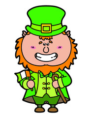 Vector illustration coloring page of happy cartoon Pirate with a parrot on his shoulder for children and scrap book