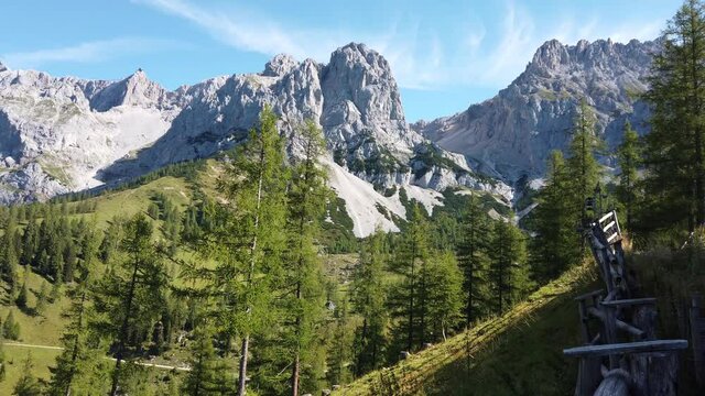 Bergpanorama Dachstein