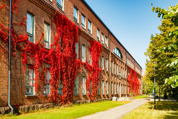 Kouvola, Finland - 27 September 2020: Building of South-Eastern Finland University of Applied Sciences Xamk.