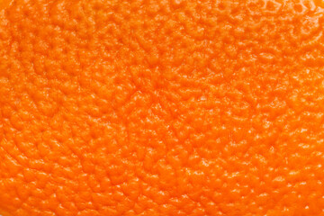 The skin of an orange closeup.