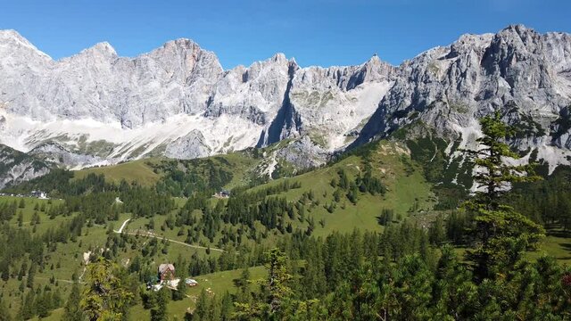 Bergpanorama Dachstein