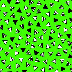 Vector seamless pattern with triangles