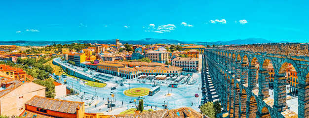 Aqueduct of Segovia (or more precisely, the aqueduct bridge) is