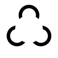 Kanizsa Style Illusion illustration