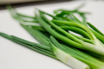 Onion on a white background, food market