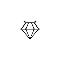 Fototapeta na wymiar Diamond logo
