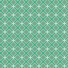 Vector seamless linear geometric pattern. Green color