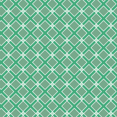 Vector seamless linear geometric pattern. Green color