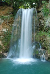 Fototapeta na wymiar he largest waterfall in serbia in the forest