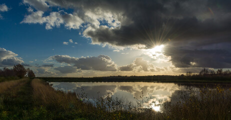 Fototapeta premium Moor im Herbst.