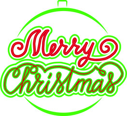 Merry Christmas. Beautiful inscription, congratulations merry christmas.
