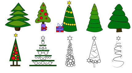 Christmas tree as a symbol of a happy New year.