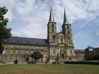 Fototapeta na wymiar Kloster St. Michael in Bamberg in Franken in Bayern