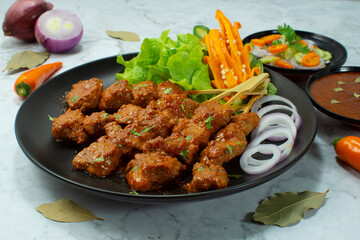 Beef Satay Skewers Sate Daging Indonesian Food