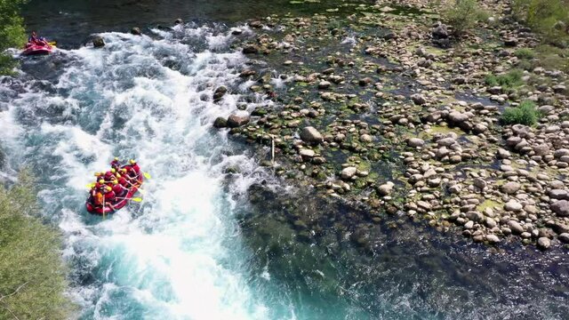 Rafting on a Beskonak,Antalya,Turkey