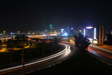 long exposure traffic density