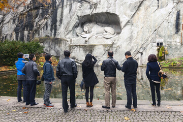 Lion Monument (Lewendenkmal), Luzern, Switzerland